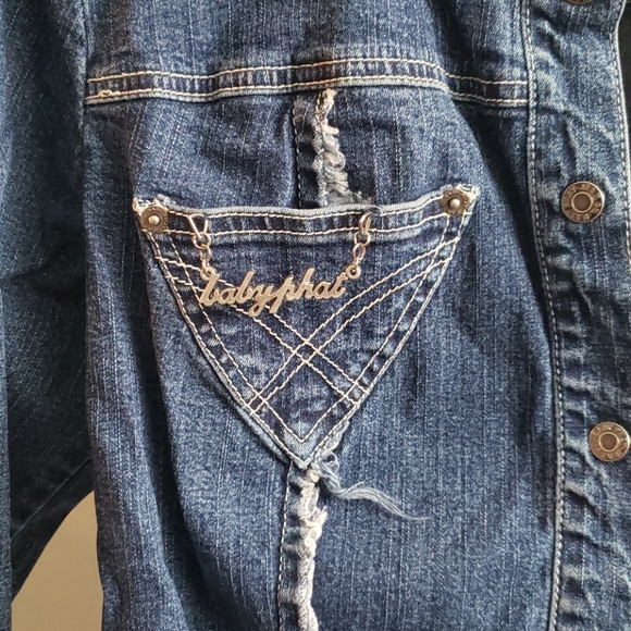 🥀 Vintage Baby Phat Jean bomber jacket - Picture 3 of 7